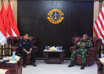 Tim Survey Kementerian Kelautan dan Perikanan Sambangi Kodaeral IX Ambon
