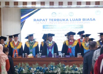 Enam Profesor Unpatti Ambon Dikukuhkan, Ini Kata Wakil Gubernur Maluku