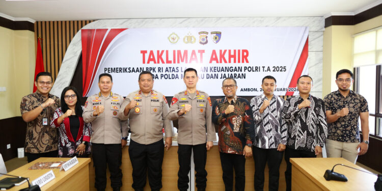 16 Hari Diaudit BPK RI, Kapolda Maluku Dorong Tata Kelola Keuangan Polri