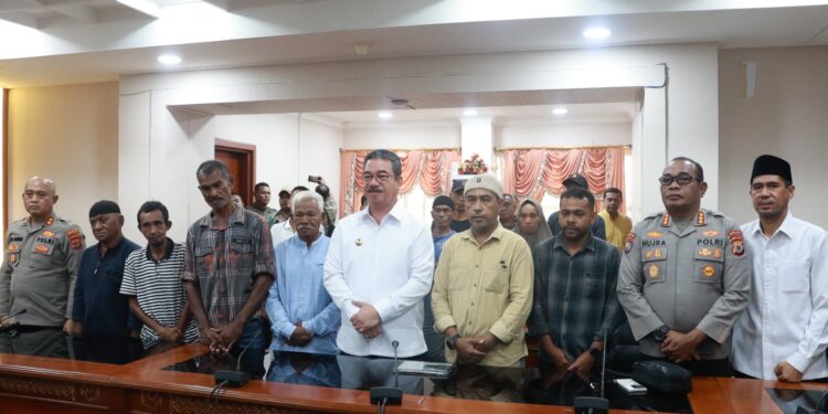 Dorong Rekonsiliasi Dua Negeri, Gubernur Maluku Fasilitasi Pertemuan Damai Hitu Meseng dan Morela