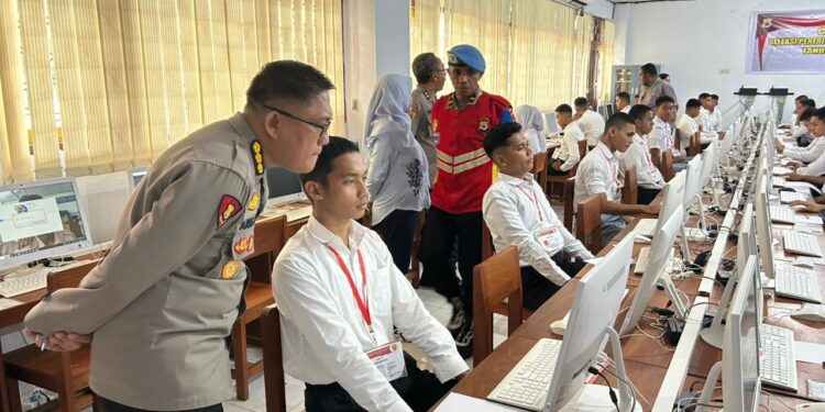 Karo SDM Polda Maluku Tinjau Langsung Tes Psikologi Akpol 2026 di SMA 2 Ambon