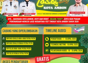 LASQI Kota Ambon Gelar Audisi Vokalis di Kecamatan Sirimau dan Nusaniwe
