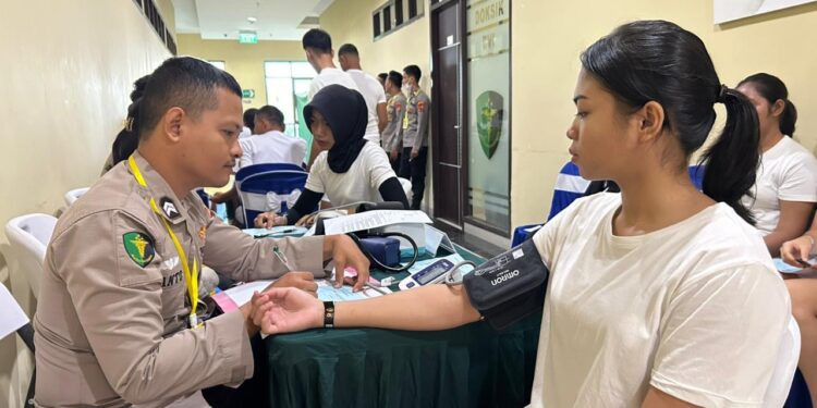 Seleksi Akpol 2026, Biddokkes Polda Maluku Gelar Rikkes Tahap I Berbasis Prinsip BETAH