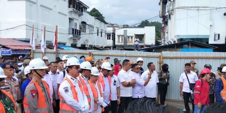 Pemprov dan Pemkot Groundbreaking Pasar Batumerah Waterfront City