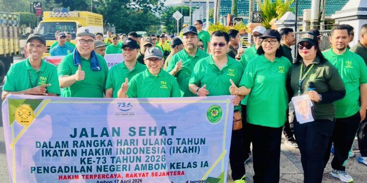 Peringati HUT ke-73, IKAHI Maluku Gelar Jalan Santai dan Tekankan Zero Tolerance Korupsi