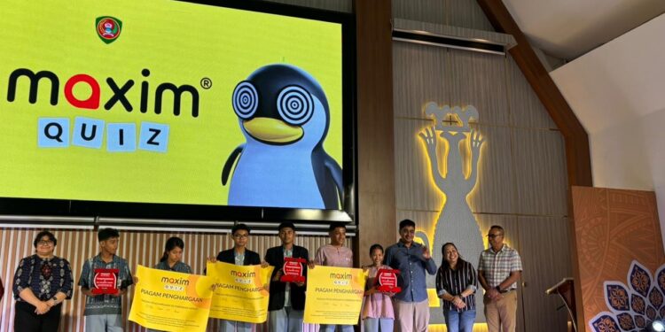 Maxim Ambon Fasilitasi Ratusan Pelajar SMA Unjuk Kecerdasan Lewat Kompetisi English Brain Games