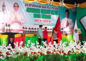 Walikota Bodewin Wattimena Lepas 461 Calon Jemaah Haji Asal Ambon