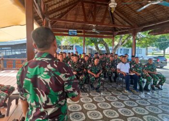 Tingkatkan Profesionalisme Penegak Hukum di Laut, Kadiskum Kodaeral IX Sosialisasikan KUHAP Baru