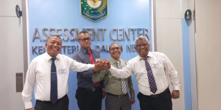 Empat Kandidat Sekkot Ambon Jalani Assessment di Kemendagri