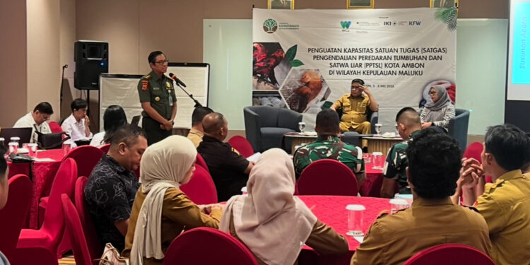 Kota Ambon Perkuat Satgas PPTSL, Walikota: Garda Terdepan Lindungi Keanekaragaman Hayati