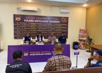 Sat Reskrim Polres Kepulauan Tanimbar Berhasil Ringkus Sindikat Pencuri dan Penadah Motor