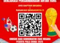 Jelang Piala Dunia 2026, Pemkot Ambon Akan Gelar Pawai Bersama Komunitas dan Fans Sepak Bola