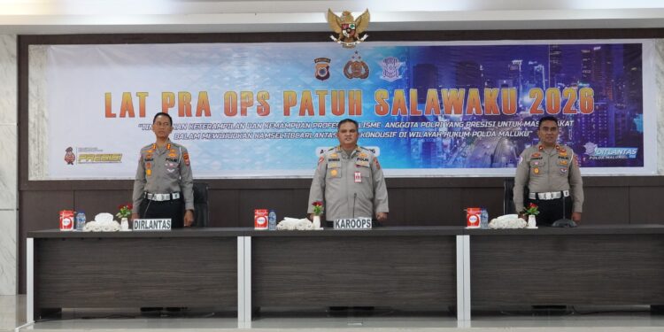 Polda Maluku Siapkan Operasi Patuh Salawaku 2026, Karoops Tekankan Profesionalisme dan Kepercayaan Publik